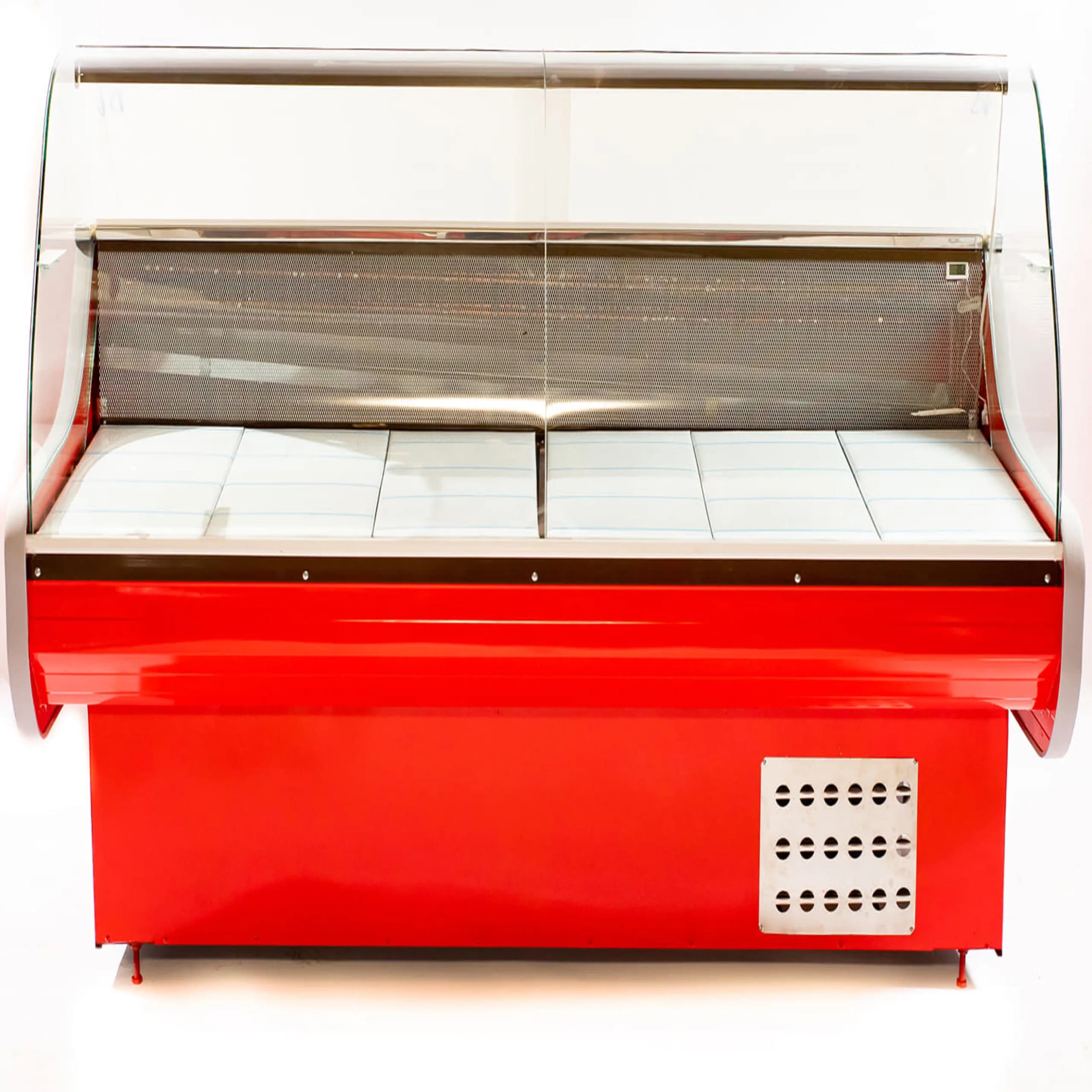 Vitrină frigorifica VF1000 Pentru Mezeluri/Carne, Profesionala, Dezghetare Automata, Afisajul Digital, 250X93X60X124 CM