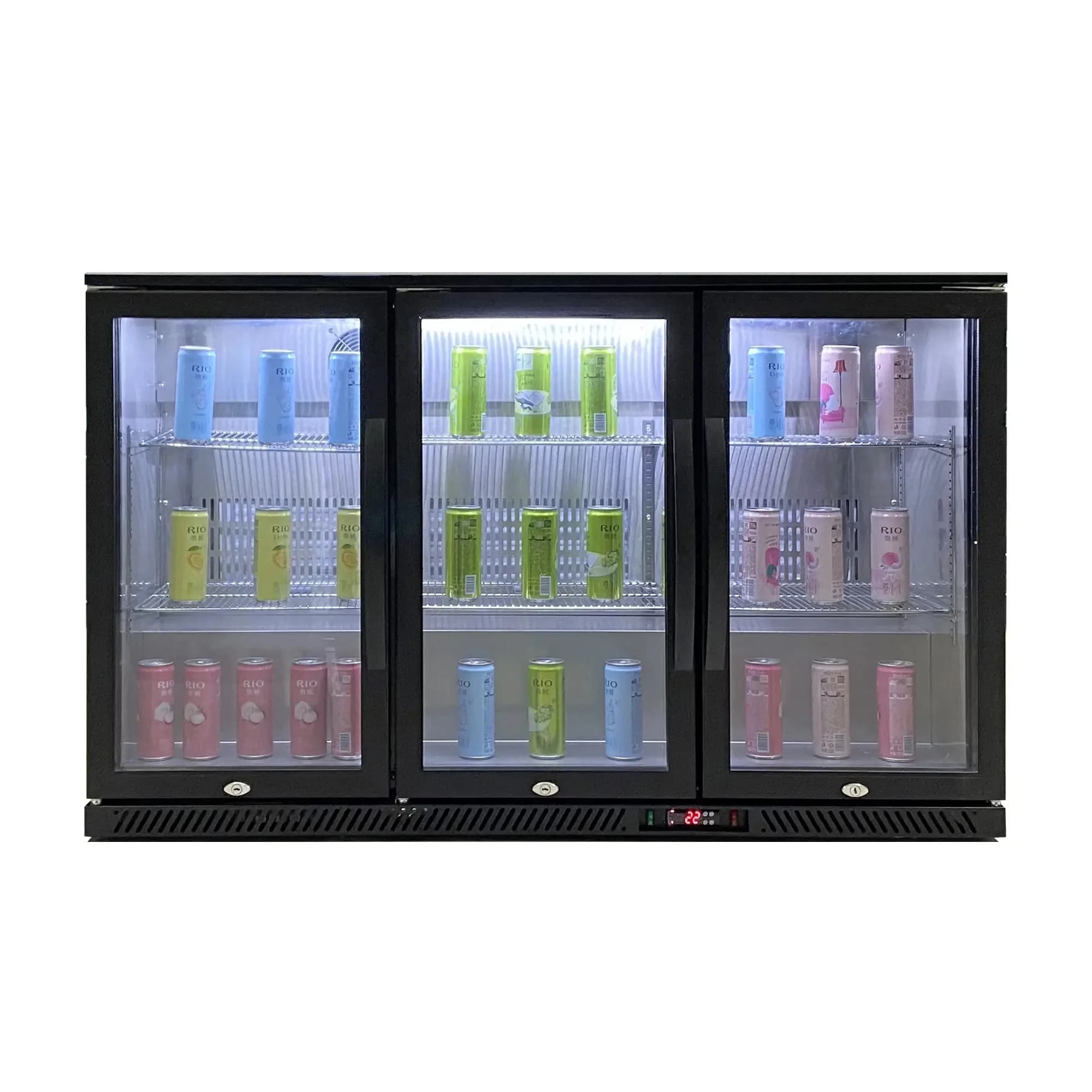 Vitrina frigorifica minibar cu 3 usi, MODACO, model Mini