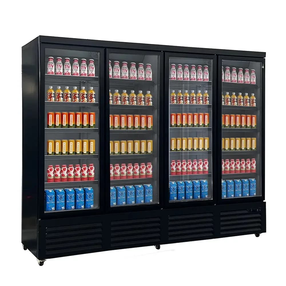 Vitrina frigorifica verticala pentru racoritoare cu 4 usi, MODACO, model Aurora