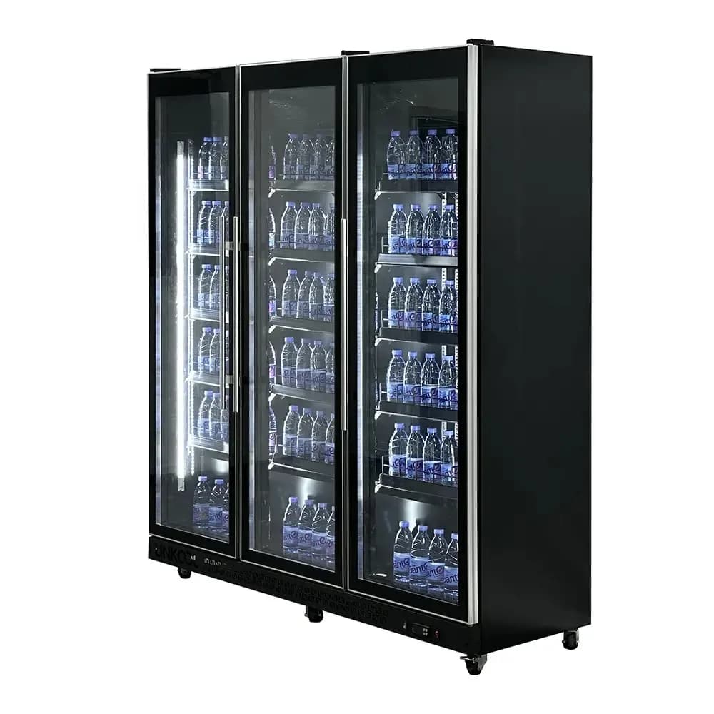 Vitrina frigorifica verticala pentru racoritoare/flori cu 3 usi, MODACO, model Zenith