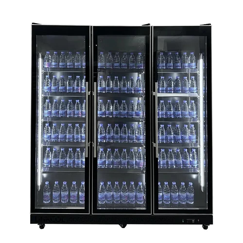 Vitrina frigorifica verticala pentru racoritoare/flori cu 3 usi, MODACO, model Zenith