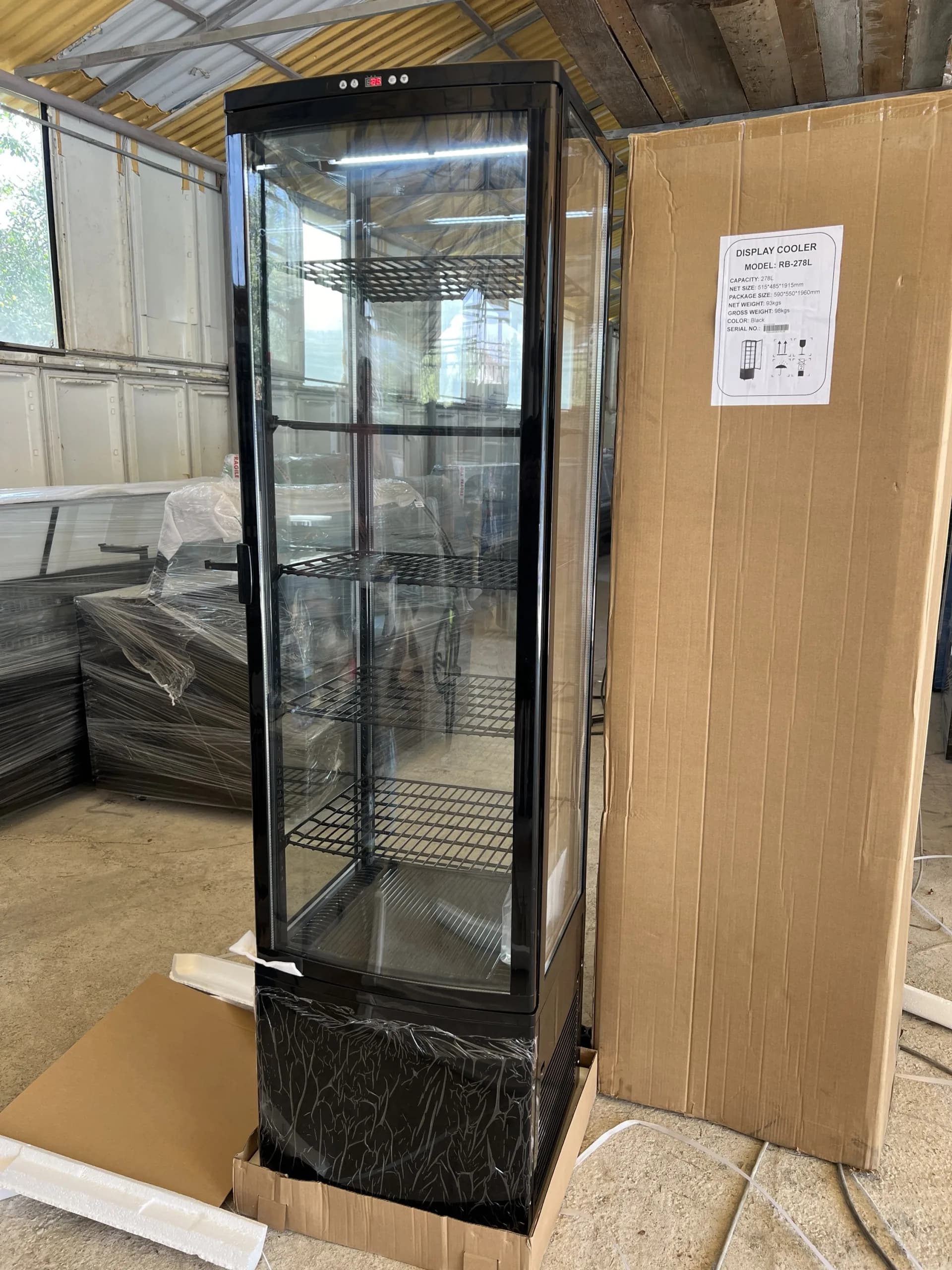 Vitrina frigorifica verticala panoramica - MOD PC238L